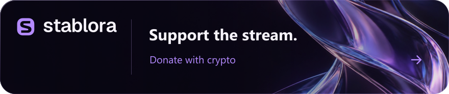 Support the stream — donate with crypto